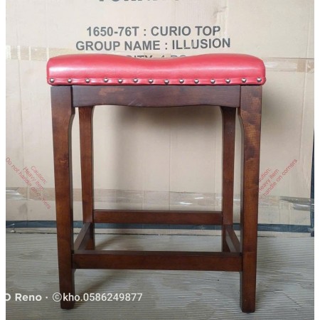 Saddle Red : Ghế Quầy Bar , Đảo Bếp - H74cm